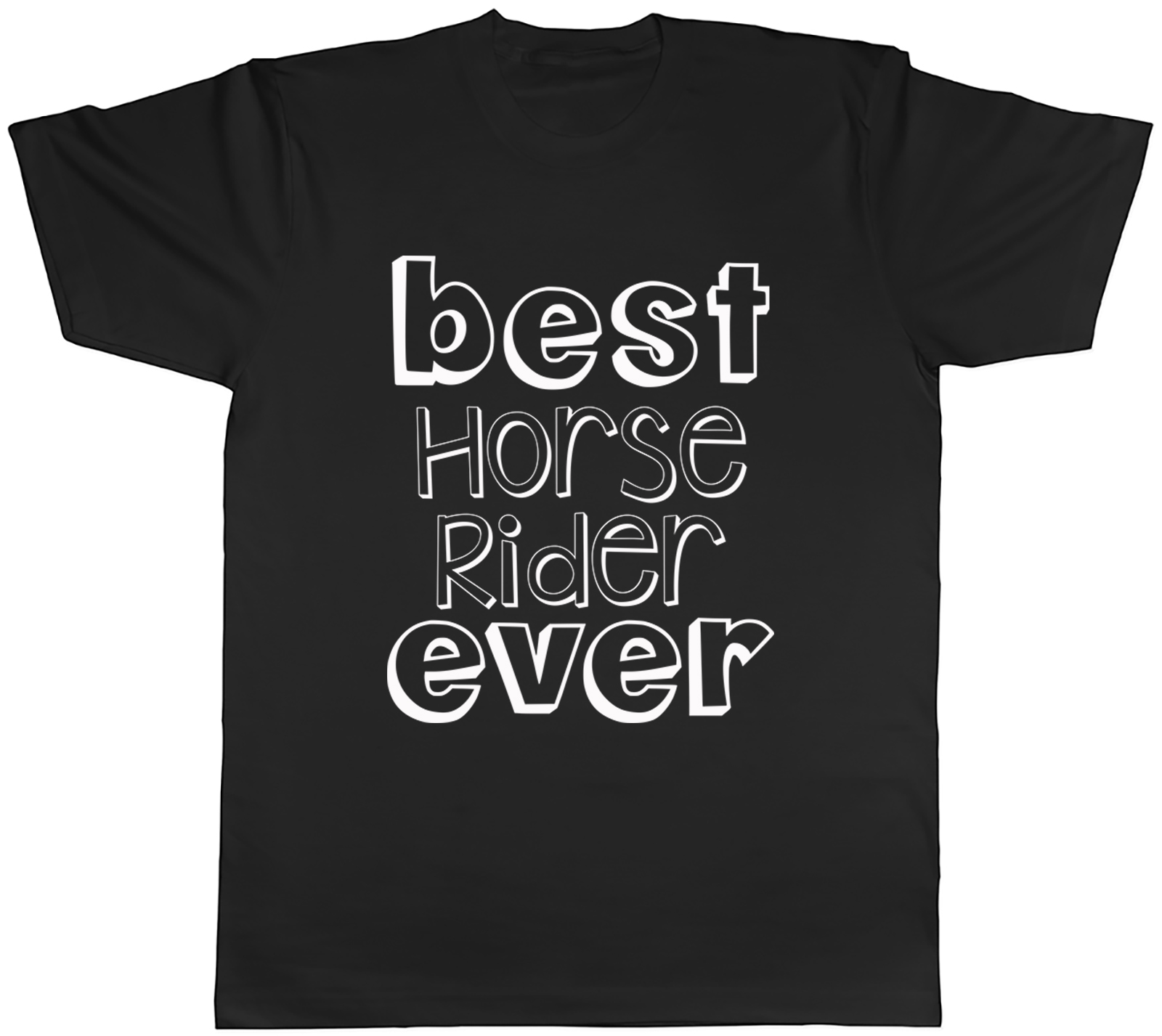 best-horse-rider-ever-mens-unisex-t-shirt-tee-ebay